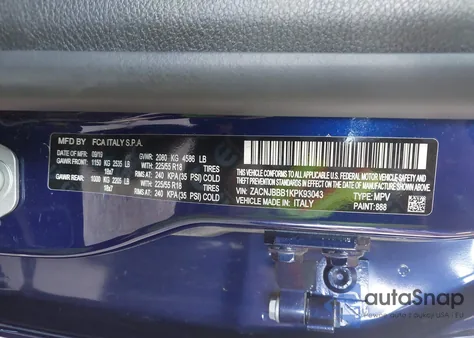 2019 Jeep Renegade Latitude 4X4 from USA, damaged, VIN ZACNJBBB1KPK93043